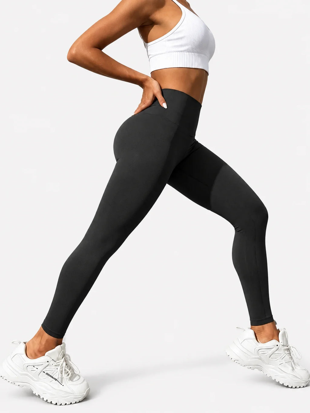 Yoga Leggings Women High Waisted Quick Dry Hip Lifting Tight Pants For Running Training Fitness