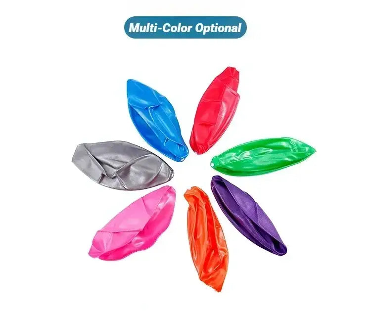 Balles de yoga gonflables multicolores disposées en motif circulaire, conçues pour l’exercice de gymnastique, le fitness, le pilates, l’équilibre et le renforcement du tronc en intérieur