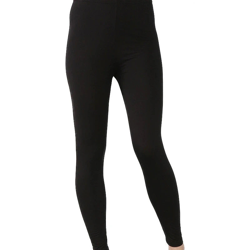 Comfortable Pants Leggings Women Spring And Autumn High Waist Fashion Pants Solid Color Stretchy Slim Trousers