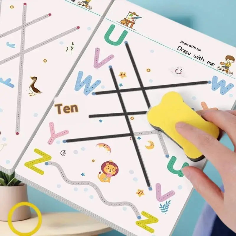 32-Page Nursery Workbook; Perfect for Enhancing Baby Pen Control, Drawing, and Tracing Skills