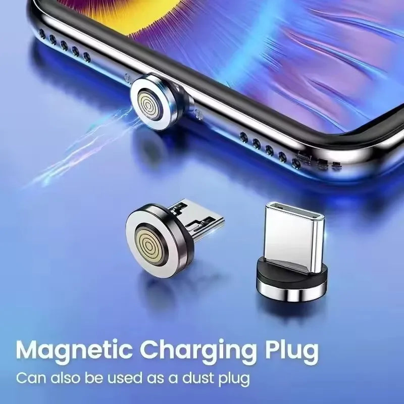 1-10Pcs Magnetic Head Charging Cable Adapter for Android Type C Magnetic Cable Plug Type C Micro USB C Plugs Magnet Charger Plug