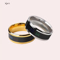 Temperature Ring Titanium Steel Mood Emotion Feeling Intelligent Temperature Sensitive Rings for Women Men Waterproof Jewelry