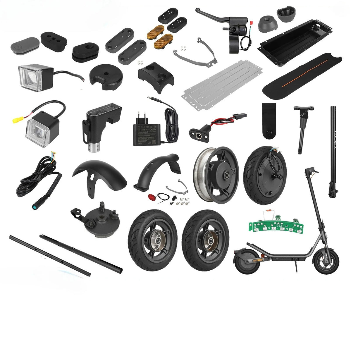 Full Set of Accessories for Xiaomi 6Lite Electric Scooter Controller Dashboard Housing Motor Rear Fender