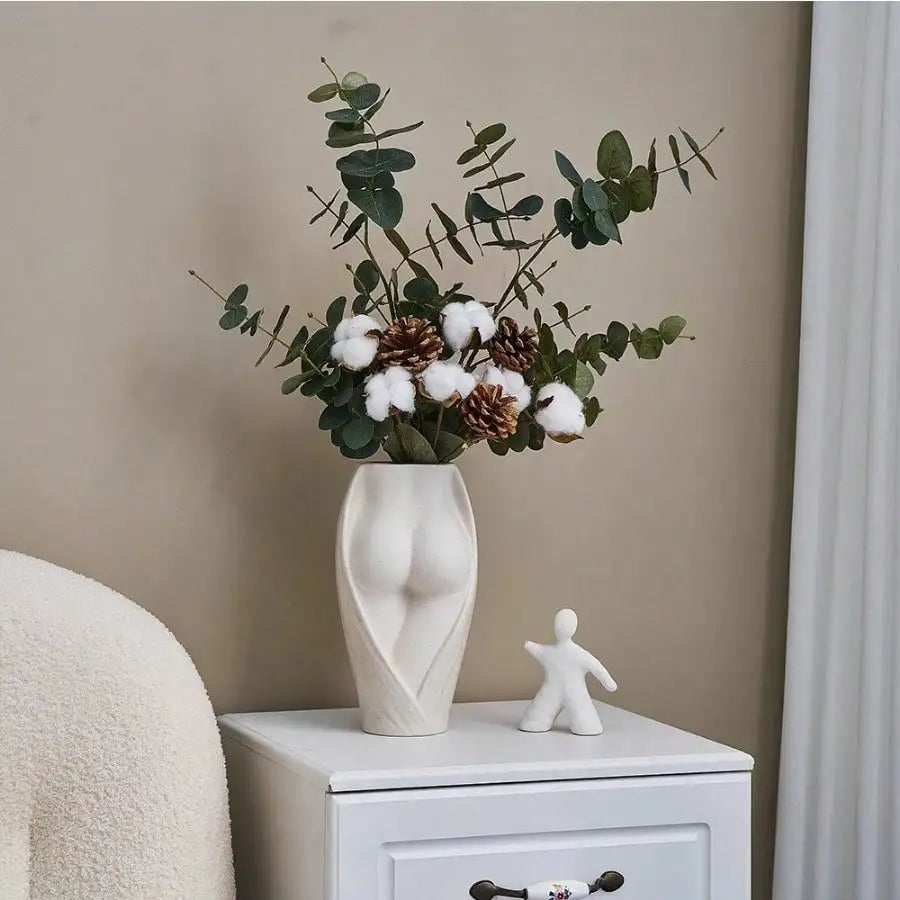Home Vases Modern Living Room Tabletop Decoration Irregular Ceramic Vases Dry Flower Pots Flower Arrangement Plant Flower Pots