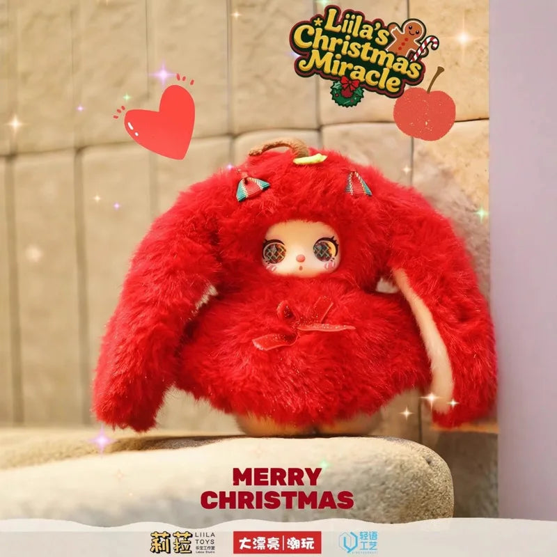 New Baby Three Liila Christmas Adventure Series Blind Box Cute Vinyl Doll Bag Pendant Mystery Box Girl Surprise Gift