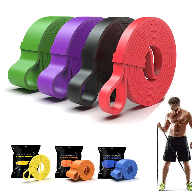 Resistance Band Heavy Duty Latex Sports Elastic Bands Training Pull Up Assist Bands For Pilates Workout Out Fitness Shape Body