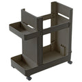 Gym Equipment Organizer Trolley with Wheels Gym Equipment Holder Yoga Mat Storage Rack Fitness Equipment Sports Tools Organizer