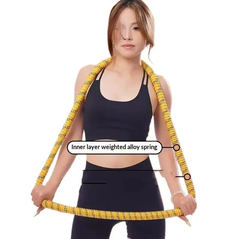 Weighted Waist Cushion for Workout Soft Spring Padding Breathable Polyester Cover for Home Fitness Yoga Pilates