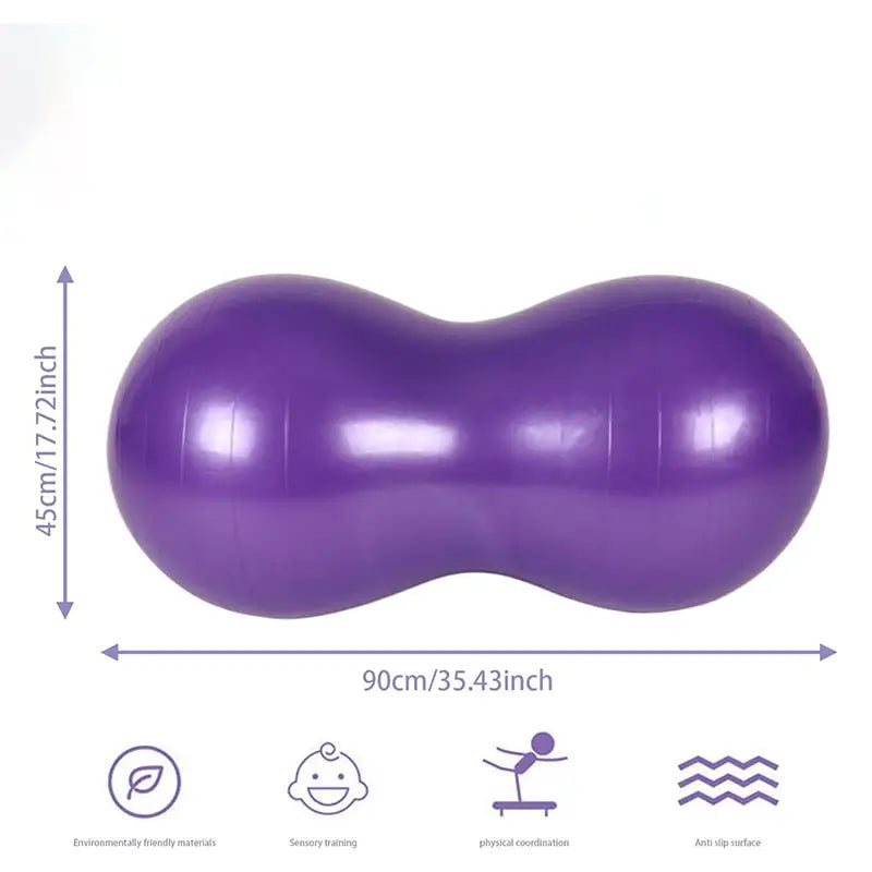 Yoga Ball Peanut Ball Balance Ball Pilates Accessories Home Fitness Equipment Pregnant Women Rehabilitation Exercise Yoga Ball