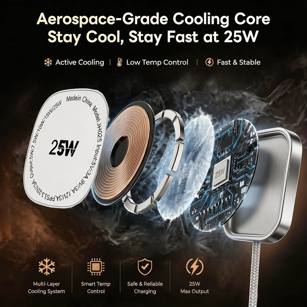 TIMESS 25W Fast Wireless Charger For IPhone 17 16 15 14 13 12 PRO MAX For Airpods 4 3 2 Pro 2-IN-1 Charging Station Stand Pad