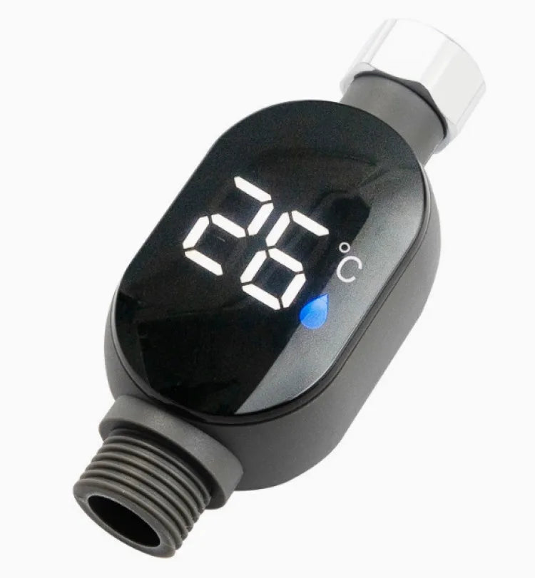 Household bathroom waterproof smart shower device high sensitivity temperature display wide applicable adult general design safe