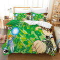 Cartoon Ben 10 Duvet Cover Pillowcase Bedding Set Adult Boy Girl Bedroom Decoration Children Single Double Large Size