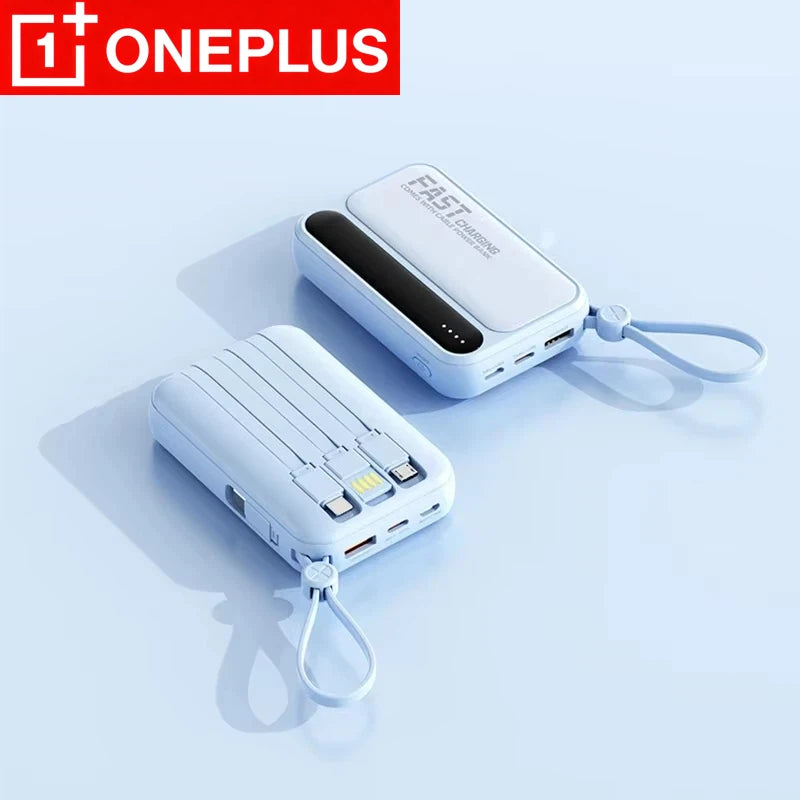 OnePlus 30000mAh Power Bank BuiIt in 4 Lines Super Fast Charging Large Capacity Portable External Battery for All Phones Android