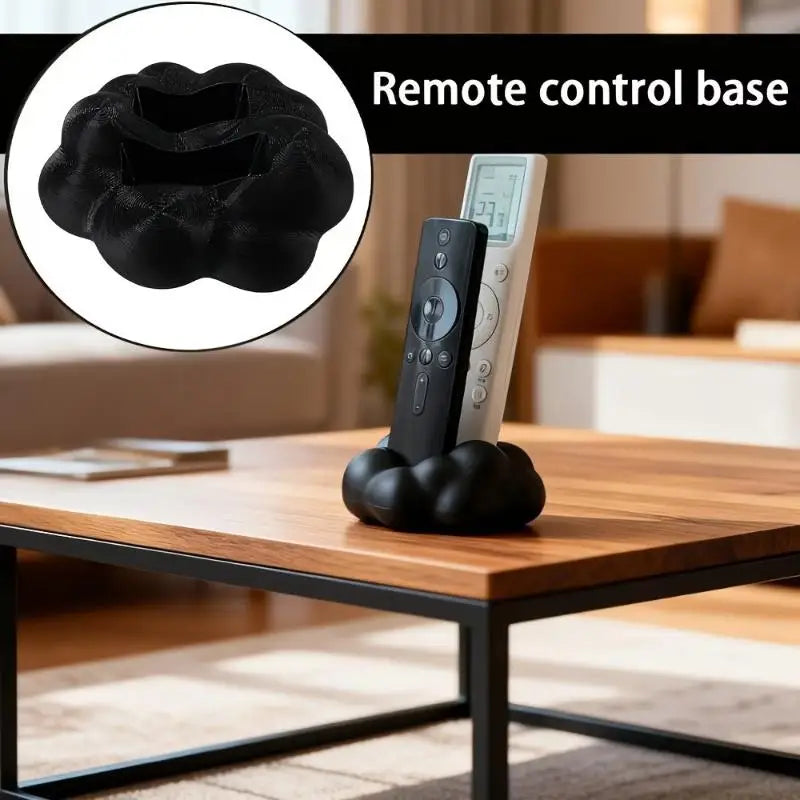 For TV/Air Conditioner Remotes, Phones Gadgets Cute 3D Cloud-Shaped Remote Control Holder - Desktop Home Storage Organizer Stand