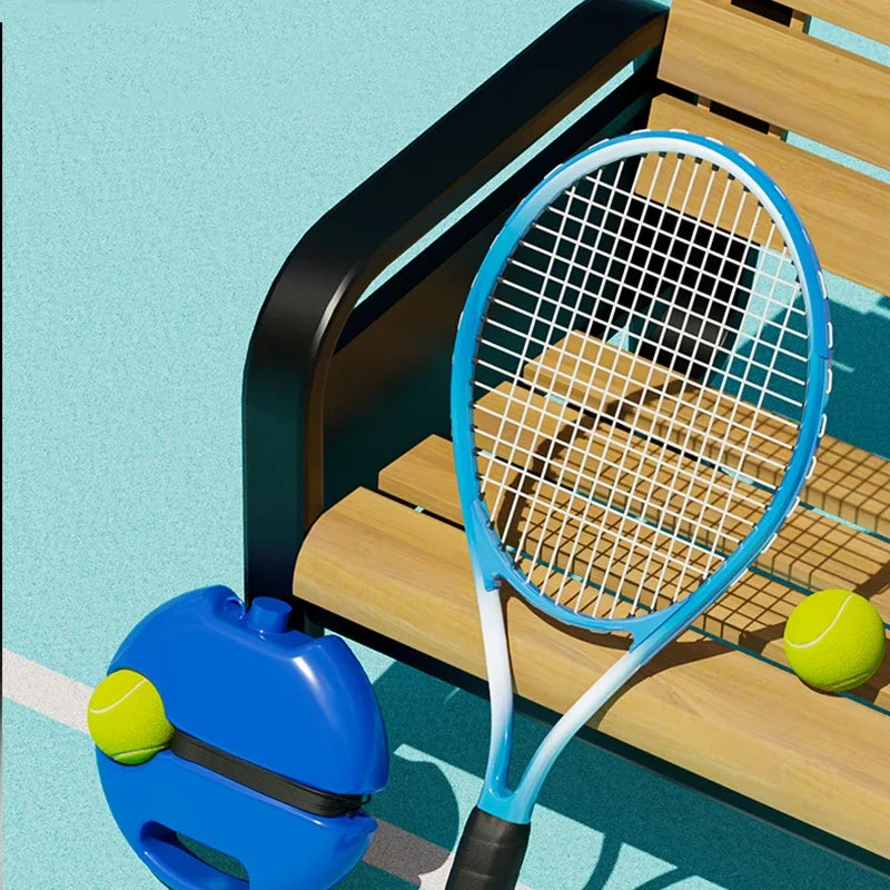 Tennis training equipment single player set practice equipment base high rebound belt tennis rope wear-resistant tennis ball