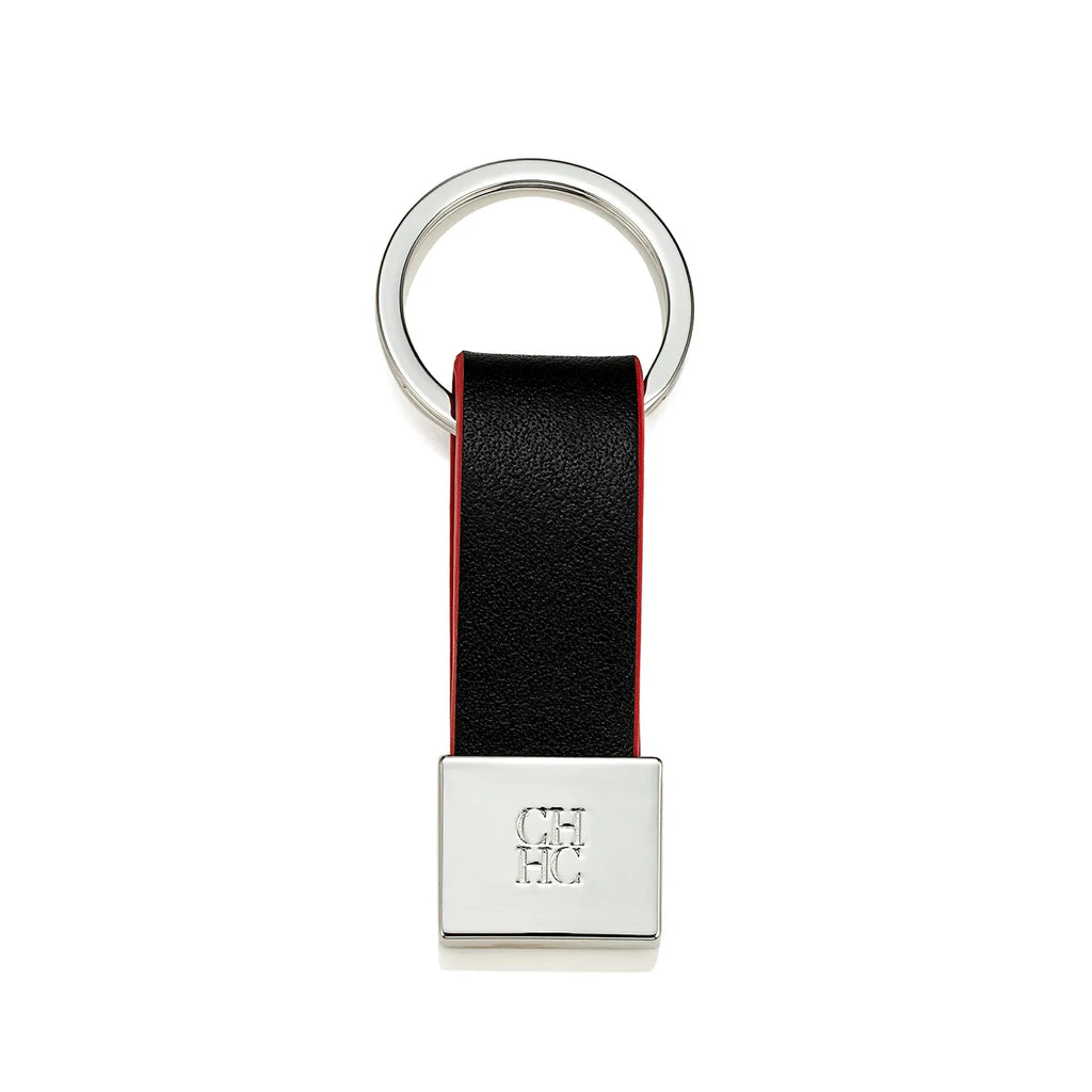 CH Leather Keychain Fashionable Simple Unique Printed Design Fashion Keychain Gifts Jewelry Niche High-end Luggage Accessories