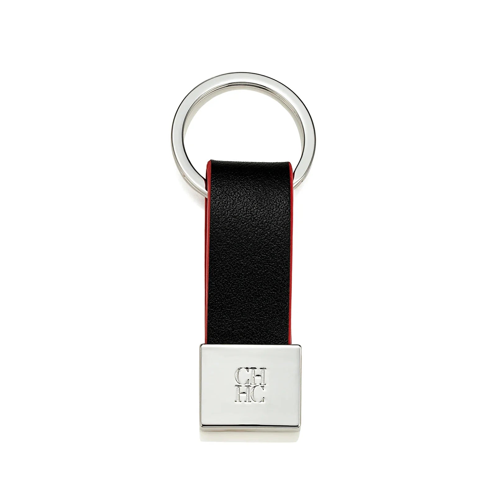 CH Leather Keychain Fashionable Simple Unique Printed Design Fashion Keychain Gifts Jewelry Niche High-end Luggage Accessories