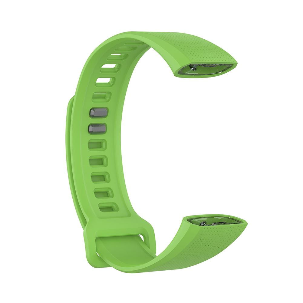 Bracelet en silicone vert citron vif pour Huawei Band 2 Pro, bracelet pour poignet, avec un design courbé élégant et une texture perforée pour une meilleure respirabilité, pour bracelet à porter au poignet