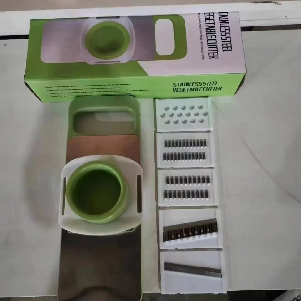 Kitchen Essentials Household Multi-functional Vegetable Cutter Shredder Stainless Steel Anti-cutting Hand Planer Slicer Slicer