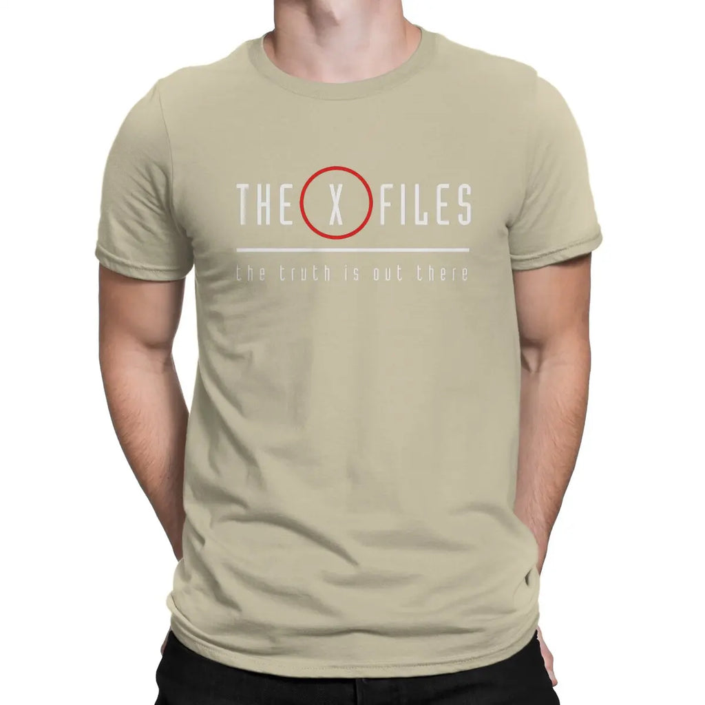 Men's T-Shirts The Truth Is Out There Crazy 100% Cotton Tee Shirt Short Sleeve The X Files T Shirt Crewneck Tops New Arrival