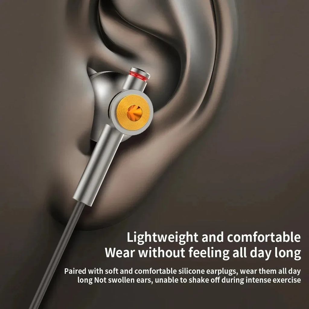 Wired In‑Ear Headphones with USB‑C & 3.5mm Dual Port, Dolby Audio Noise‑Reduction Earbuds, Portable Gaming & Music Earphones