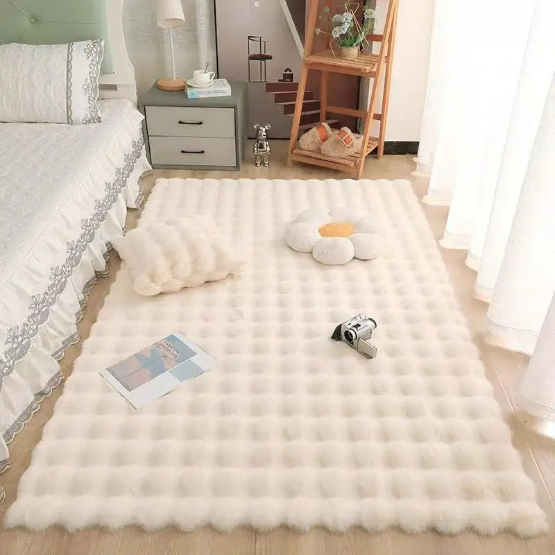 New Bedroom Bedside Carpet Thickened Plush Tatami Floor Mat Drifting Window Mat Living Room Dormitory Winter Rugs Decorating