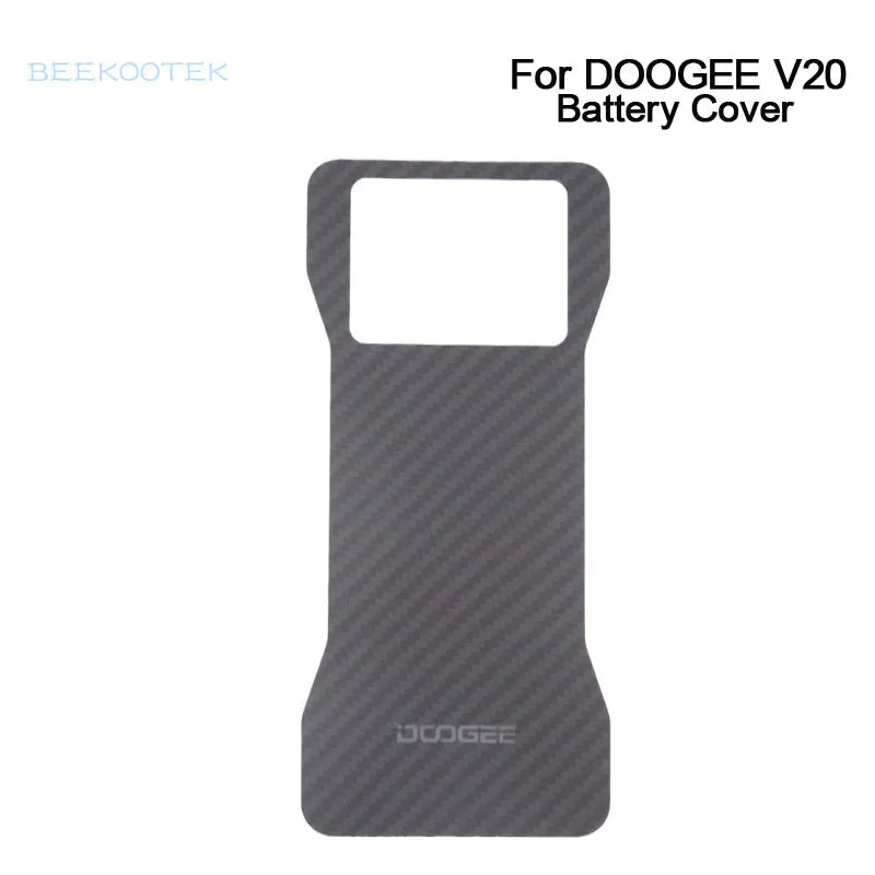 DOOGEE V20 Bottom Case New Original Moble Phone Composite Back Cover With Adhesive Replacement Accessories Parts For Doogee V20