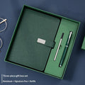 Deluxe PU Leather Corporate Set Includes Notebook and Stylus Pen Refill Gift for Office Employees Business Partners
