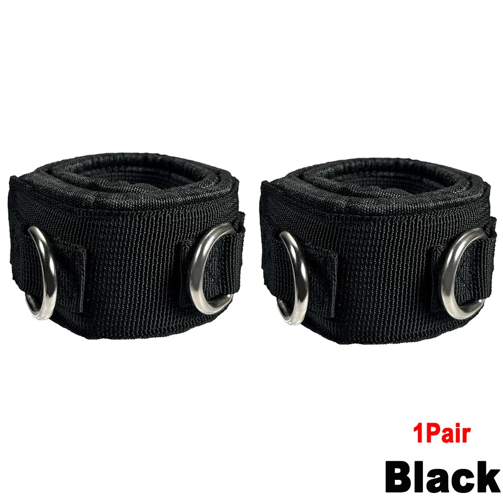 1Pair Ankle Strap for Cable Machine Attachments, Gym Accessories for Women Men, Ankle Cuffs for Glute Kickback, Leg Workouts
