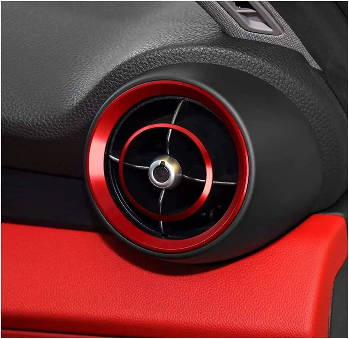 Car Interior Modification Accessories Fit for Alfa Romeo Giulia Stelvio 2015-2020 Aluminum Alloy Upgrade Decoration Accessories