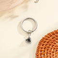 Personalized Custom Photo Projection Keychain For Women Men Strip Pendant Projection Key Ring Memorial Anniversary Gift Jewelry