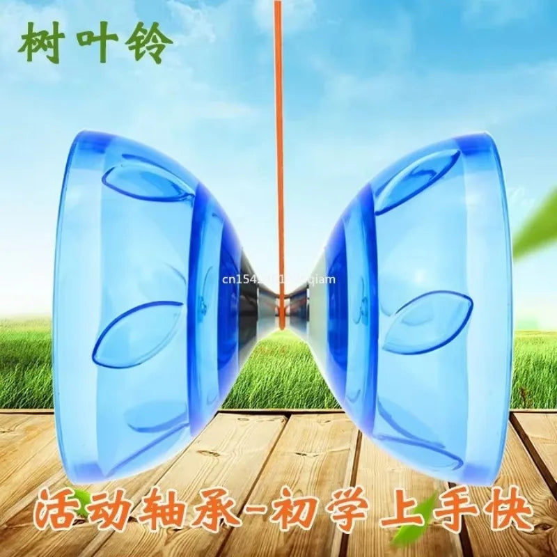 Outdoor Fitness Equipment Portable Diabolo Set Yo-Yo  Suitable For Adults And Children Soft Rubber Diabolo Ringing