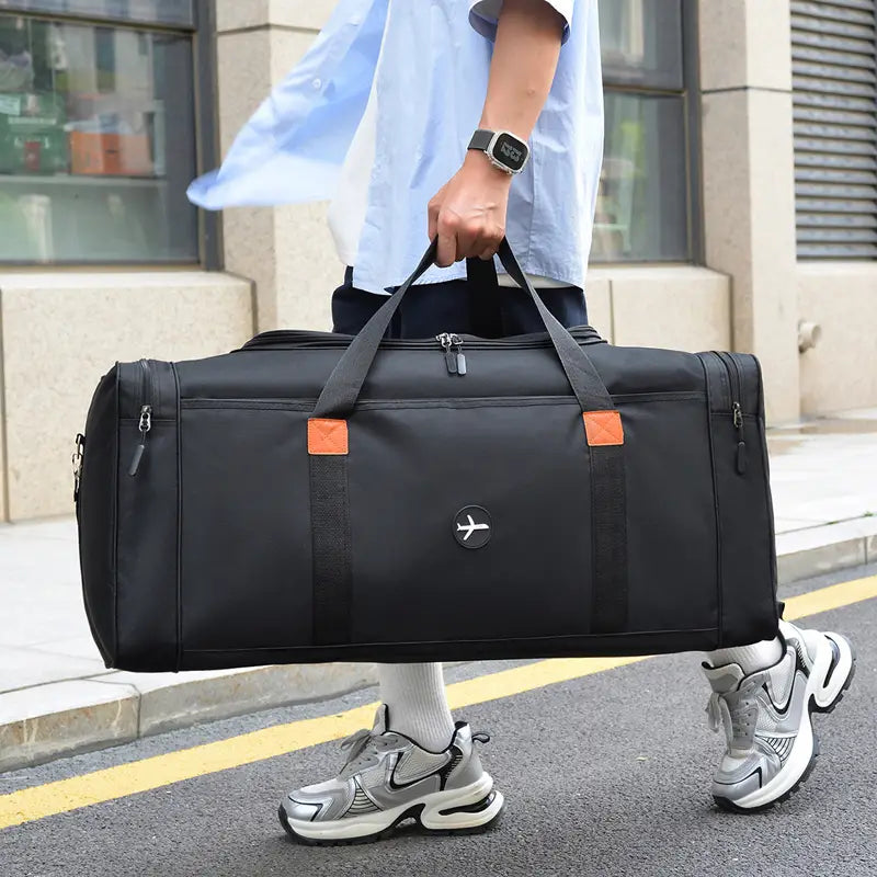 Travel Bag Storage, Sports Luggage Bag for Men, Travel and Moving Crossbody Bag