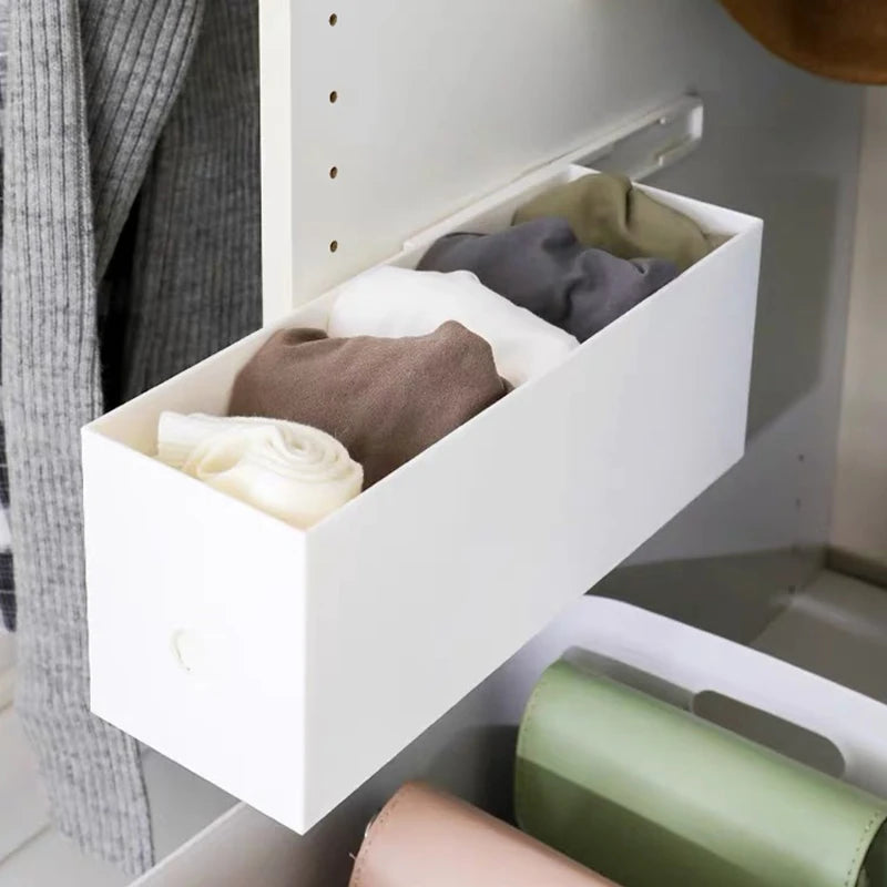 Storage Basket Track DIY Drawer Organizers Slides Storage and Organization Accessories