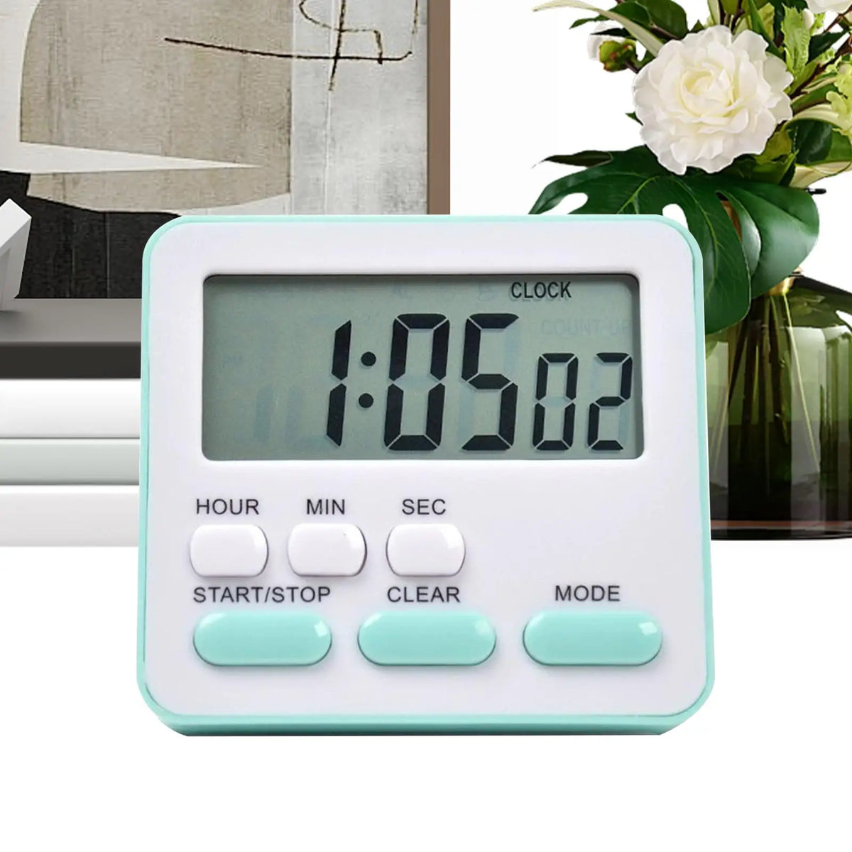 Kitchen Timer Small Digital Clocks 24 Hour Alarm Function Timer for  Adults Boys Girls Classroom Grilling Baking Meeting Cooking
