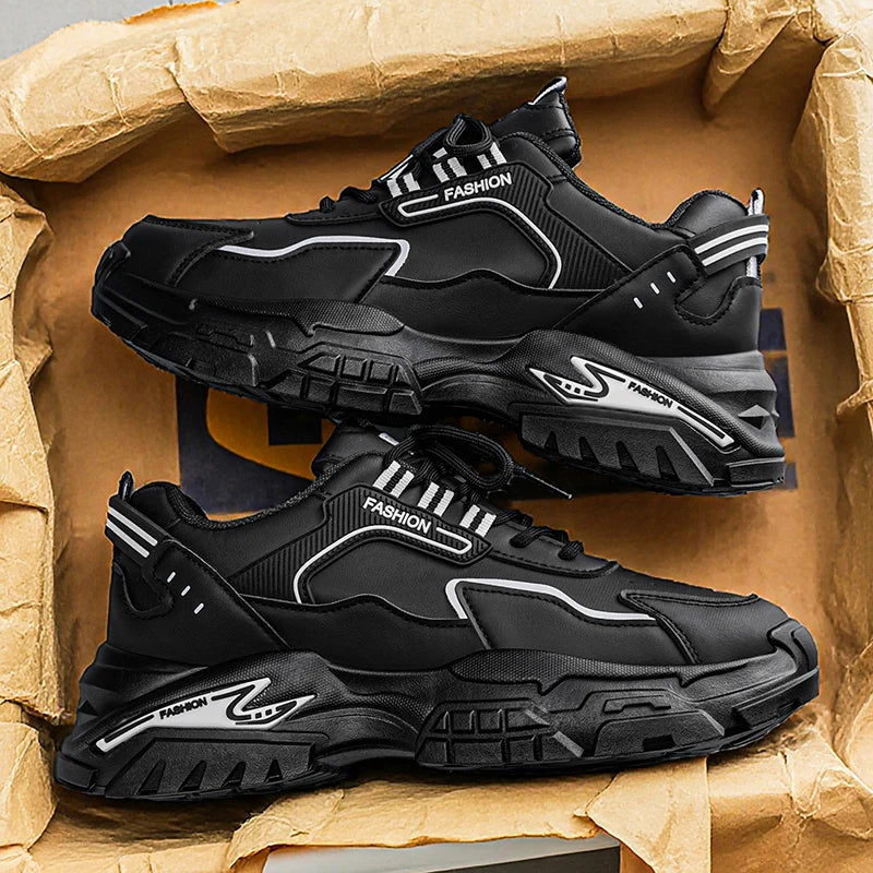 Men Travel Casual Sneakers Simple Elegant Style Lightweight Flexible Sole Breathable Anti Slip Daily Outdoor Running Sports Shoe