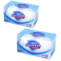 Blue and white packaged soap squishy toy made of soft material for stress relief and hand decompression gift