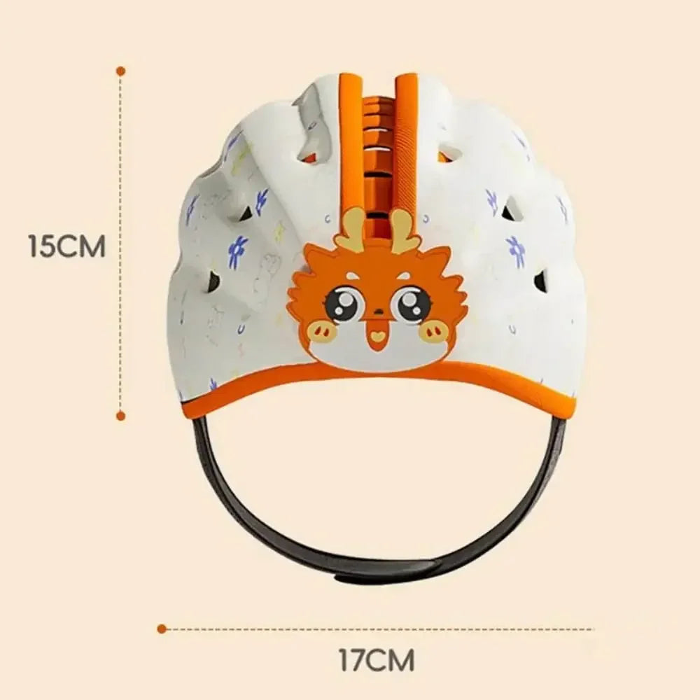 Toddler Walking Crawling Baby Safety Helmet Breathable Kids Security Head Protective Hat Lightweight Cartoon Infant Bumper Cap