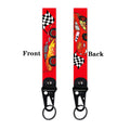 Classic Cartoon Car Keychain Mickey Key Rings Race Car Jewelry Men Women Lanyard Motorcycle Accessories Gifts For Friend