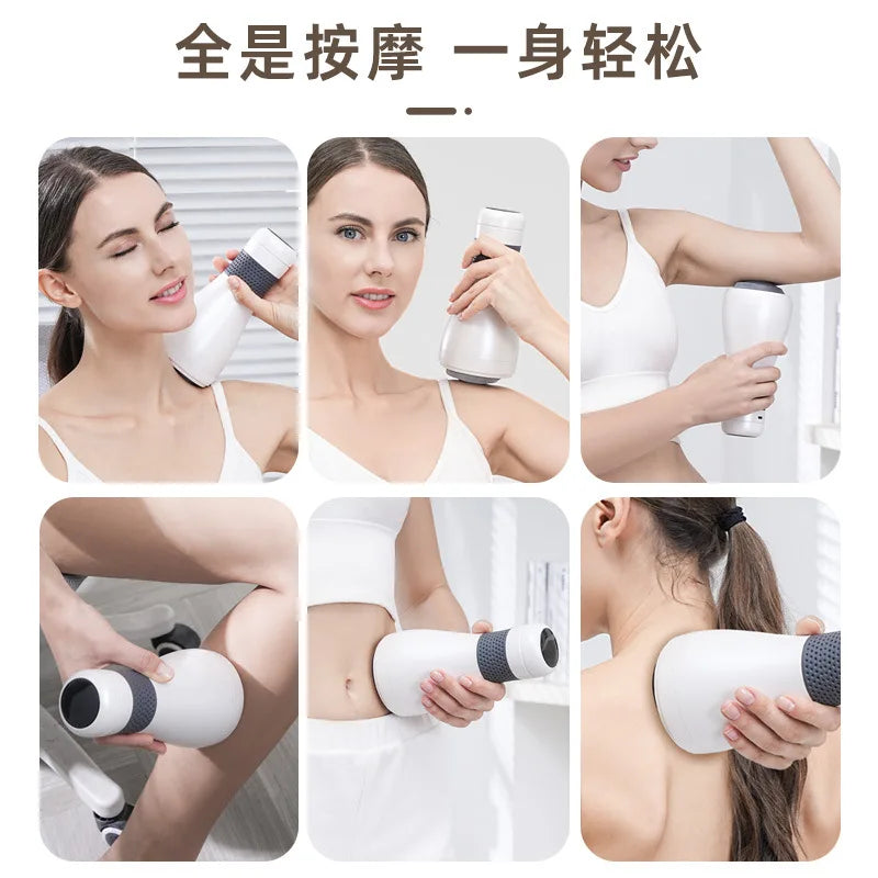 Vibration Plate Exercise Machine, Full Body Massage Device, Fat Burning Body Shaping Slimming Equipment for Home Use