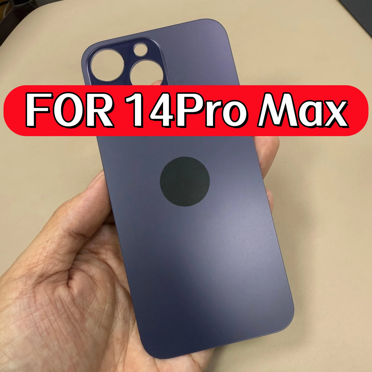 1Pcs Rear Back Cover Glass For iPhone 14 Pro Max Replacement Housing Shell Repair Parts For iPhone14PM Rear Glass Panel