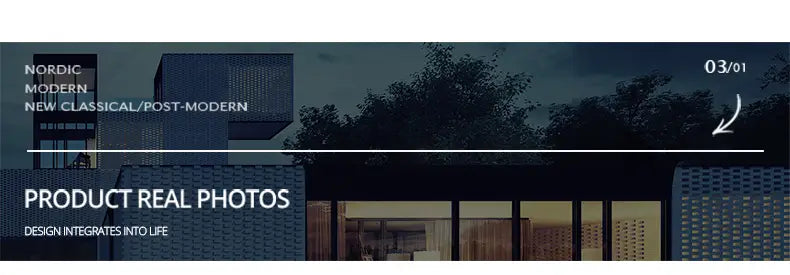 Aplique de pared LED minimalista con luz de tira moderna, montado en una fachada arquitectónica nórdica moderna con paneles texturizados en gris oscuro y grandes ventanales