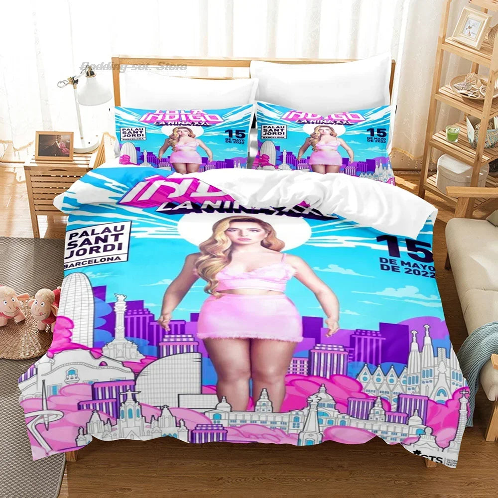 Lola Indigo Bedding Set Single Twin Full Queen King Size Bed Set Aldult Kid Bedroom Duvetcover Sets 3D Print Cool Hip Hop 2022