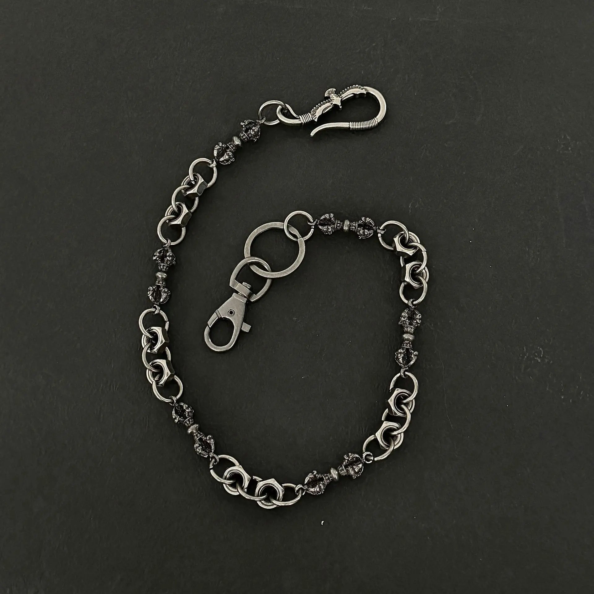 Trouser Chains for Men Pants Chain Jean Belt Biker Wallet Chain Eagle Charm for Men Hip Hop Punk Heavy Goth Accessories