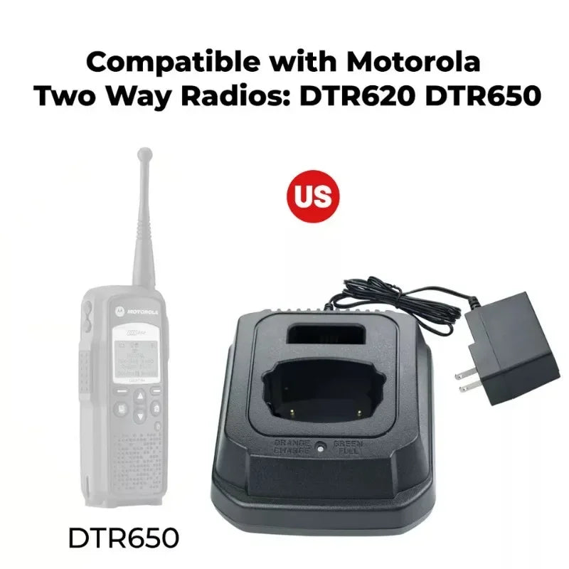 CNB53964 Battery Charger Base for DTR620 DTR650 Two Way Radios Lithium-ion Battery Rapid Charger Station