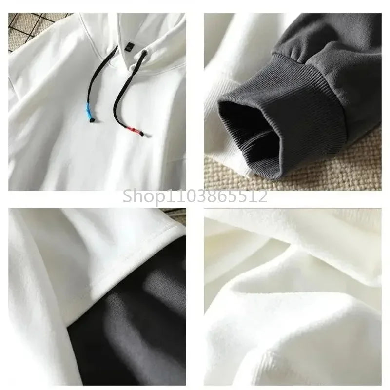 Hoodies Men Fashion Patchwork Sweatshirts Hip Hop Swag Style Hip Hop Streetwear Hooded Jacket Coat Male Hoodies Autumn Pullover