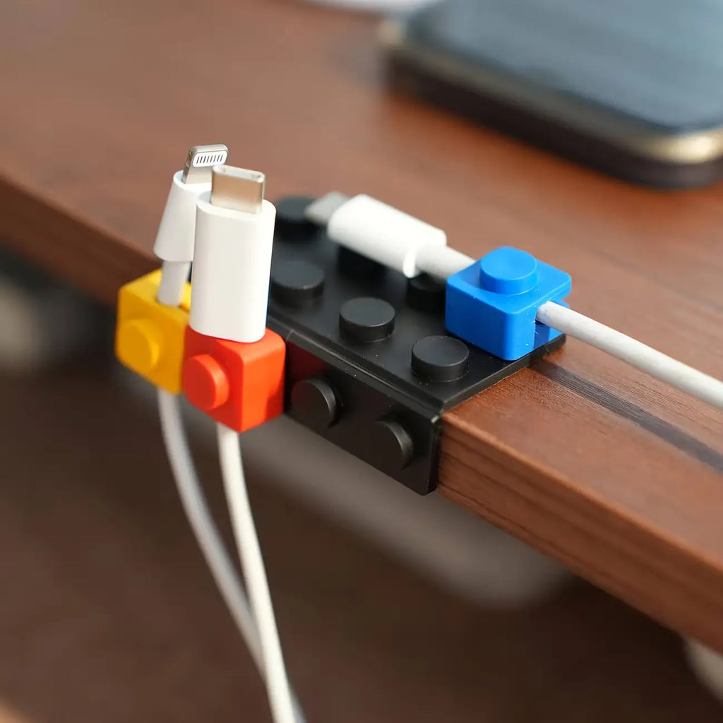 2 Sets of Modular Cable and Data Cable Organization, Modular DIY Design, Suitable for Desktop/Home Use, Desktop Organization