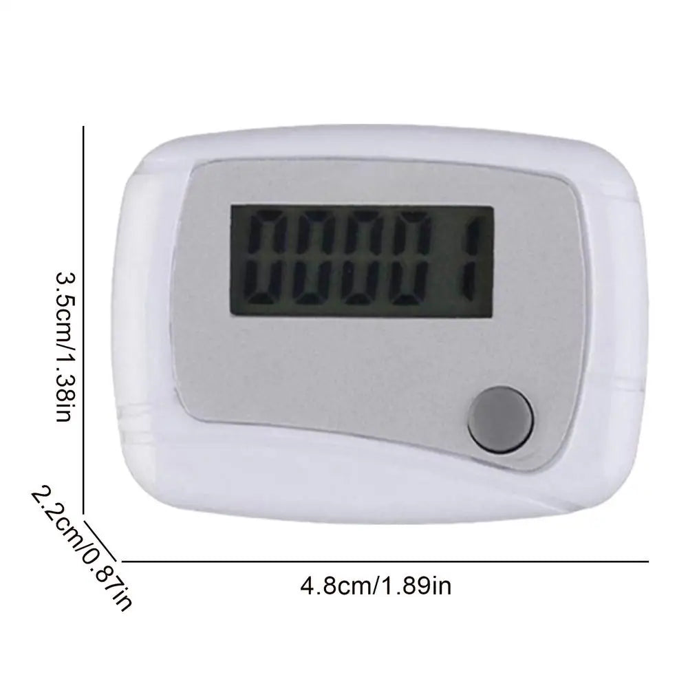 Fitness Trackers LCD Calorie Monitor Small Sports Walking Miles Pedometer For Daily Travel Running Jogging Walking Hiking Park