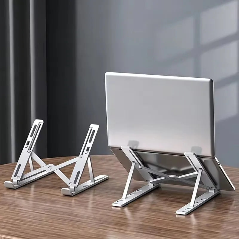 Laptop Holder Stand Adjustable Foldable Portable for Notebook Computer Bracket Lifting Cooling Holder Non-slip ﻿