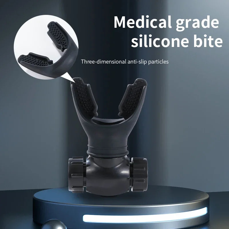 Silicone Respiratory Trainer Lung Ventilator Fitness Equipment High-altitude Respiratory Training Tools for Exercise